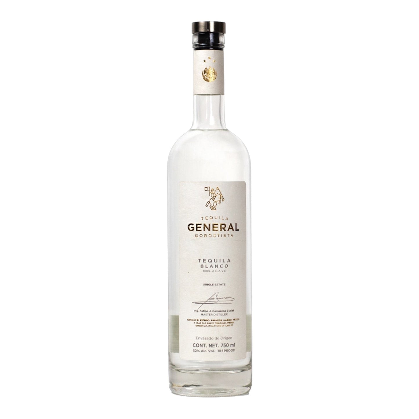 Tequila General Gorostieta Blanco NOM 1579 NEW!