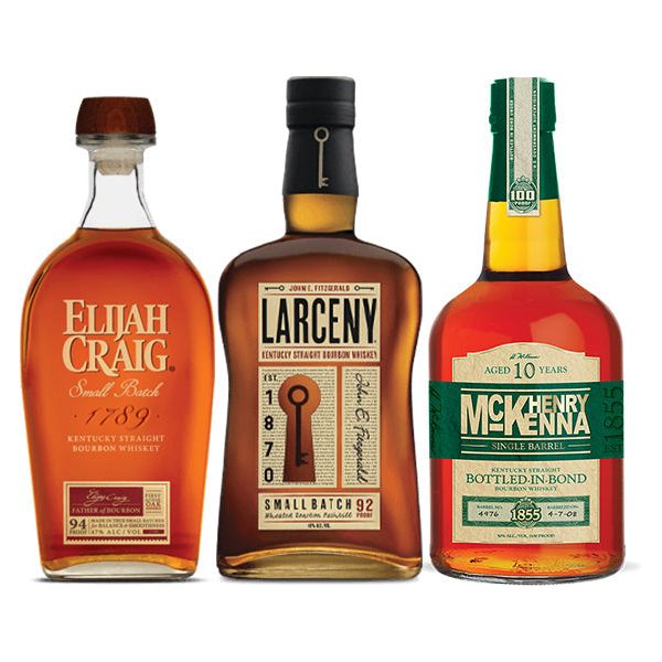 Henry McKenna, Larceny Small Batch & Elijah Craig Small Batch Bundle
