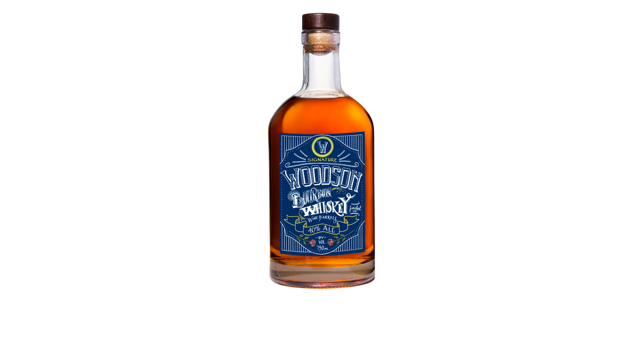 Woodson Bourbon Whiskey Blue & Maize Signature Series