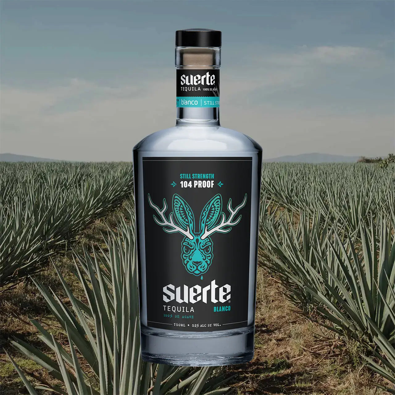SUERTE TEQUILA STILL STRENGTH BLANCO