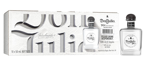 PRE SALE: Don Julio 70th Christalino Anejo 50ml Mini Shot 6pk