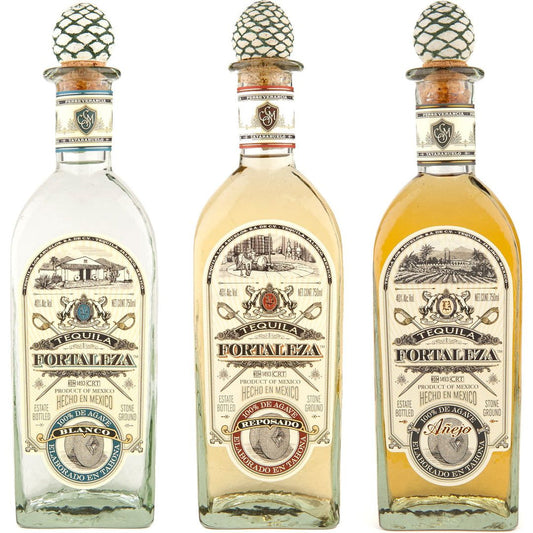 FORTALEZA BLANCO, REPOSADO, & ANEJO VALUE BUNDLE 750 ML