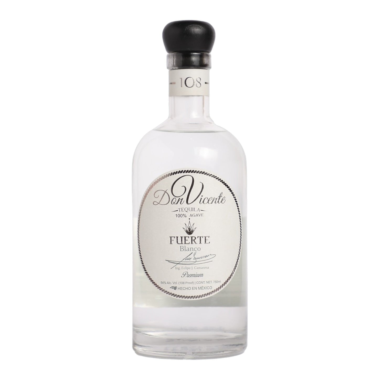 Don Vicente Fuerte Blanco Tequila 54%ABV NOM 1579 (Limited)