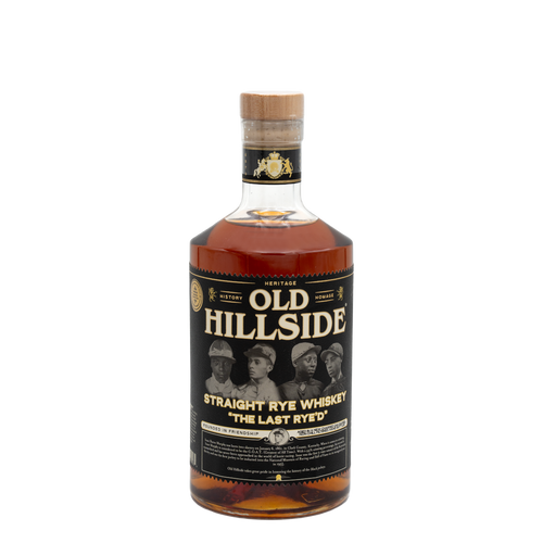 Old Hillside Straight Rye Whiskey "the Last Rye'd" 52% ABV