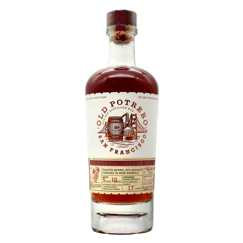 Old Potrero Rye Whiskey Cali Cellar Series Sonoma Portworks 5 Yr 10 Months 5 Yr