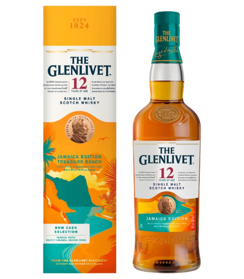The Glenlivet Single Malt Scotch Jamaica Edition 12 yr 80