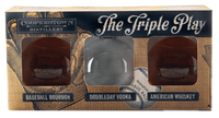 Triple Play Baseball American Whiskey, Bourbon & Vodka 750Ml 3-Pk