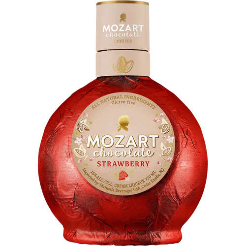 Mozart White Chocolate Strawberry Cream Liqueur