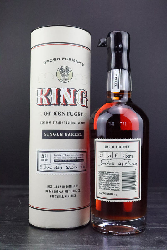 Brown Forman's King of Kentucky Single Barrel Bourbon