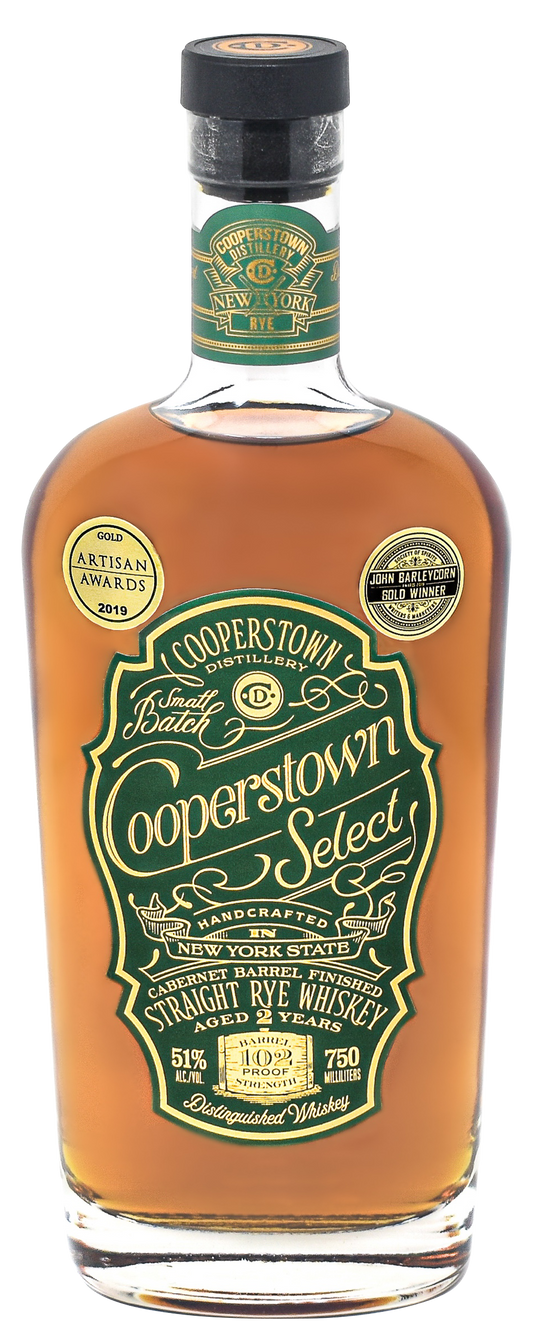Cooperstown Select Straight Rye Whiskey