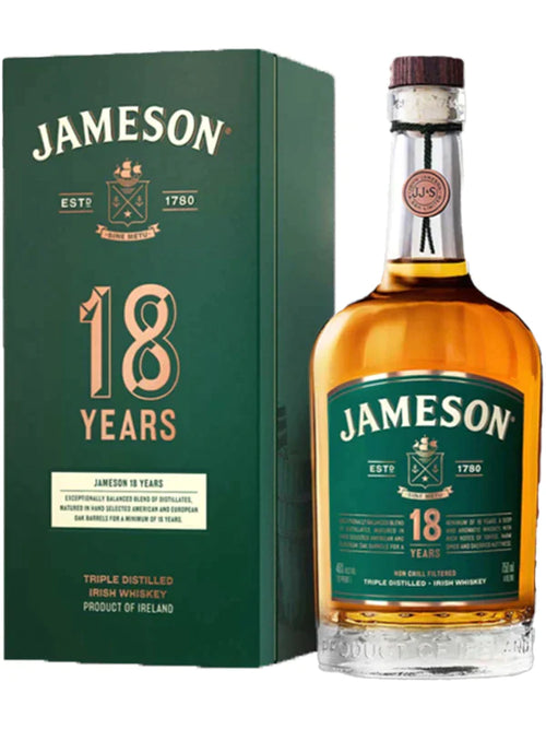 Jameson 18 Year Old Triple Distilled Irish Whiskey
