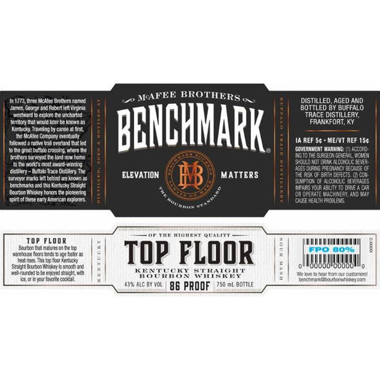 Benchmark Top Floor Straight Bourbon