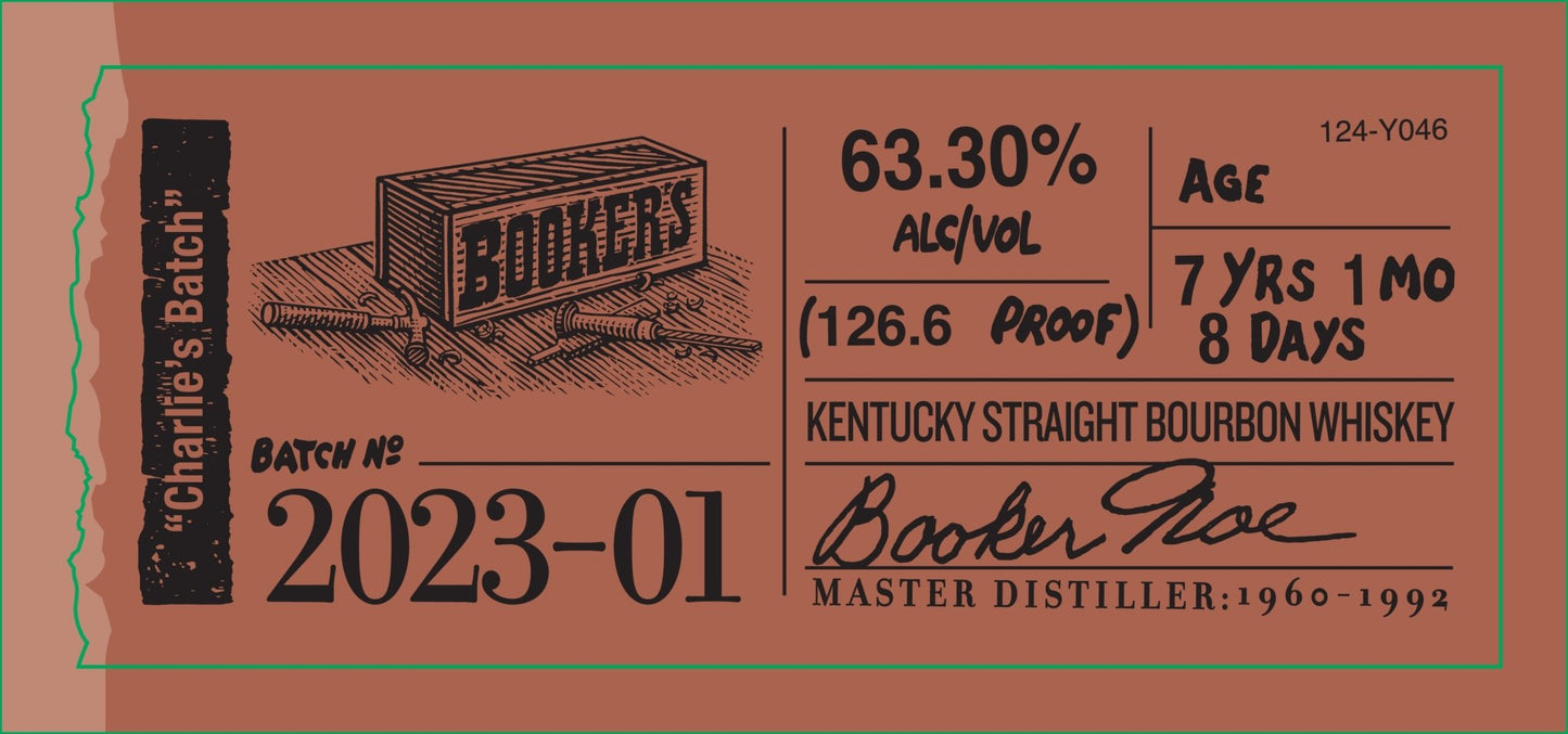 Booker's 2023 - 01 "CHARLIE’S BATCH" Bourbon