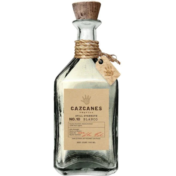 Cazcanes Blanco Tequila No.10 Still Strength (108 Proof)