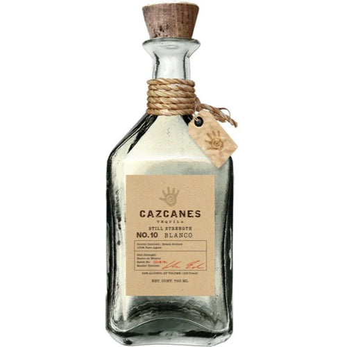 Cazcanes Blanco Tequila No.10 Still Strength (108 Proof)