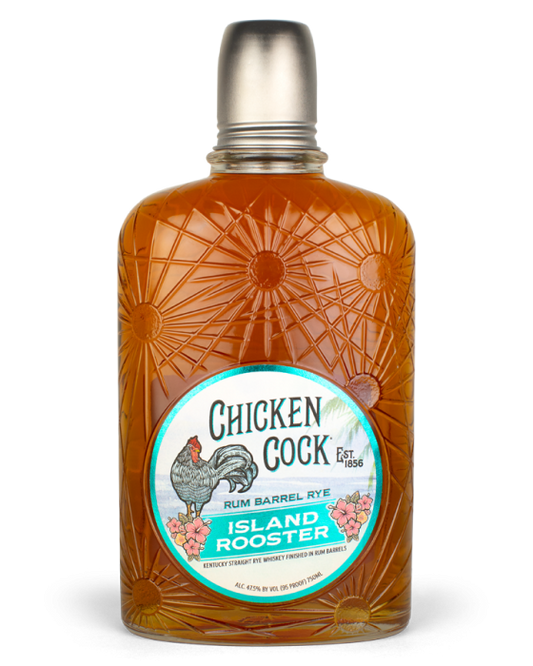 Chicken Cock Island Rooster Rum Barrel Rye Whiskey