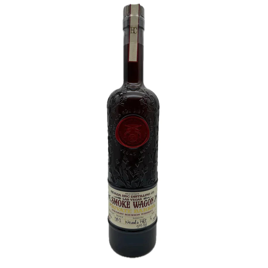Smoke Wagon Private Barrel 6 Year Old Bourbon Whiskey 'Nevada H&C'