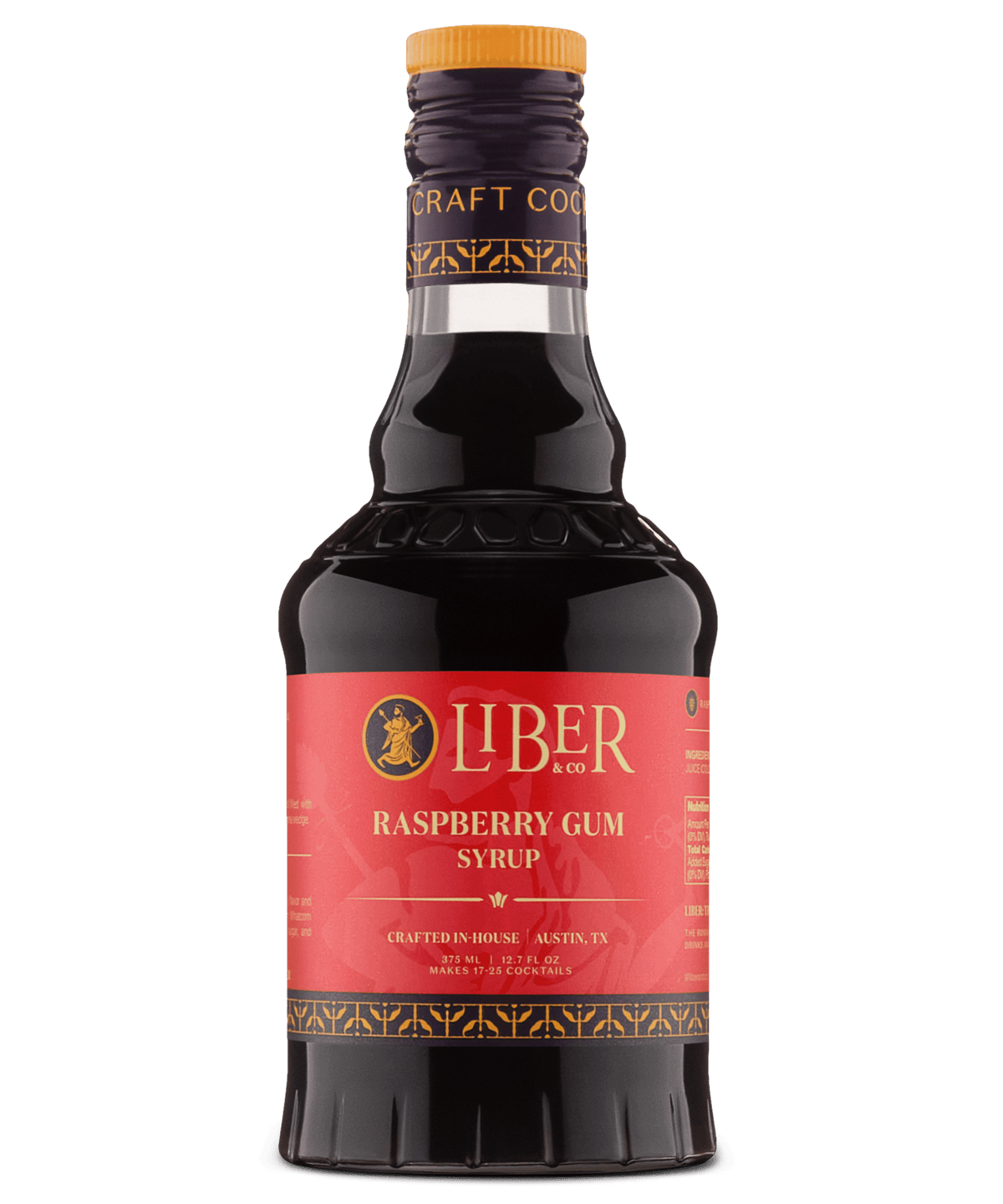 Liber & Co. Rasberry Gum Syrup