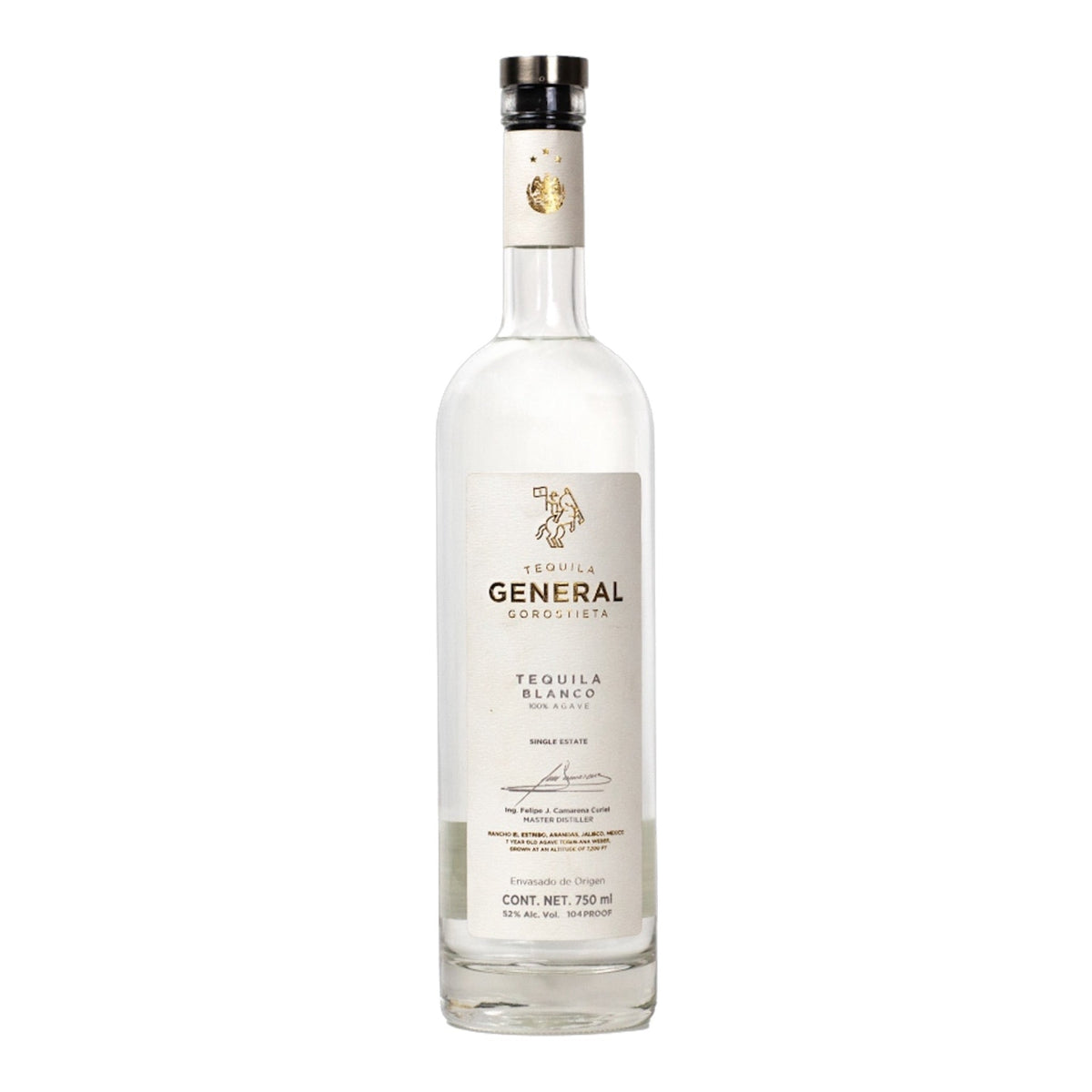 Tequila General Gorostieta Blanco NOM 1579 NEW!