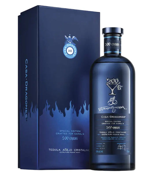 Casa Dragones X Karol G '200 Copas' Tequila Anejo Cristalino