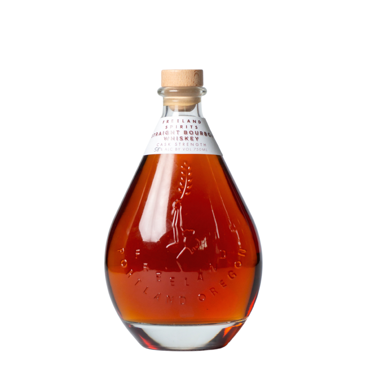 Freeland Spirits Cask Strength Bourbon Whiskey 50%ABV