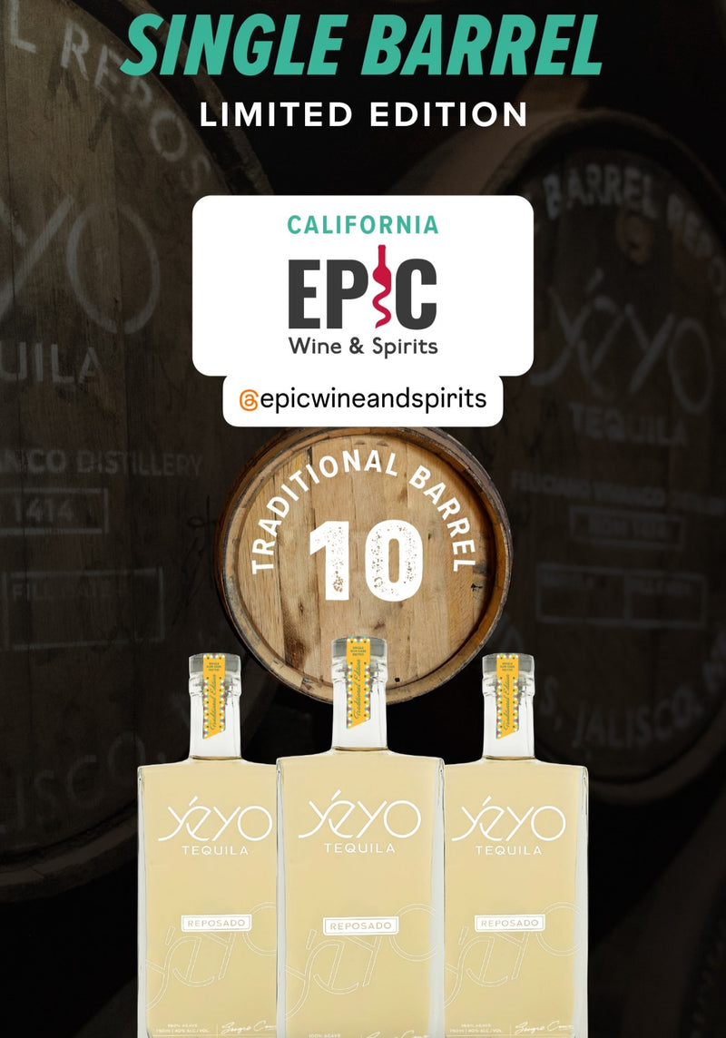 Yeyo Traditional Edition Single Barrel No. 10 Epic San Diego Store Pick Reposado Tequila 750ml