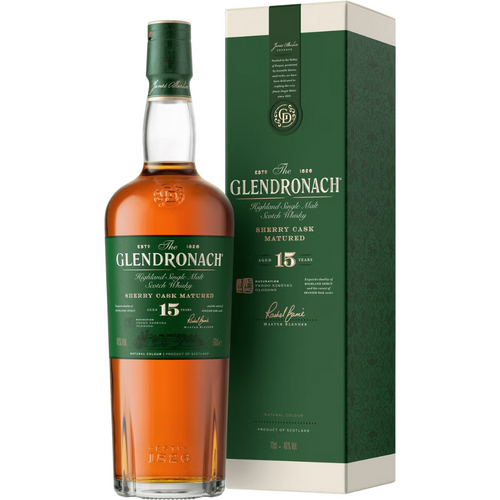 GlenDronach 15 Year Sherry Cask Matured Single Malt Scotch Whisky