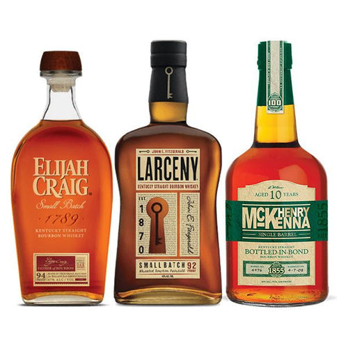 Henry McKenna, Larceny Small Batch & Elijah Craig Small Batch Bundle