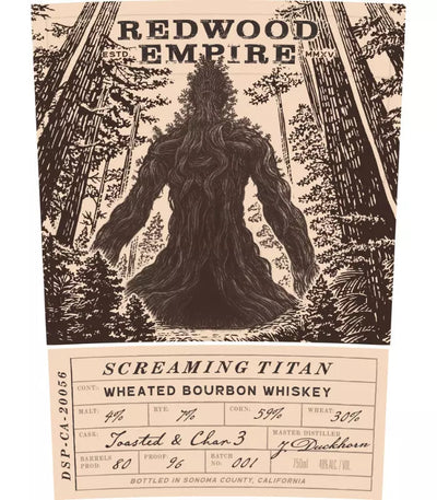 Redwood Empire Screaming Titan Wheated Bourbon