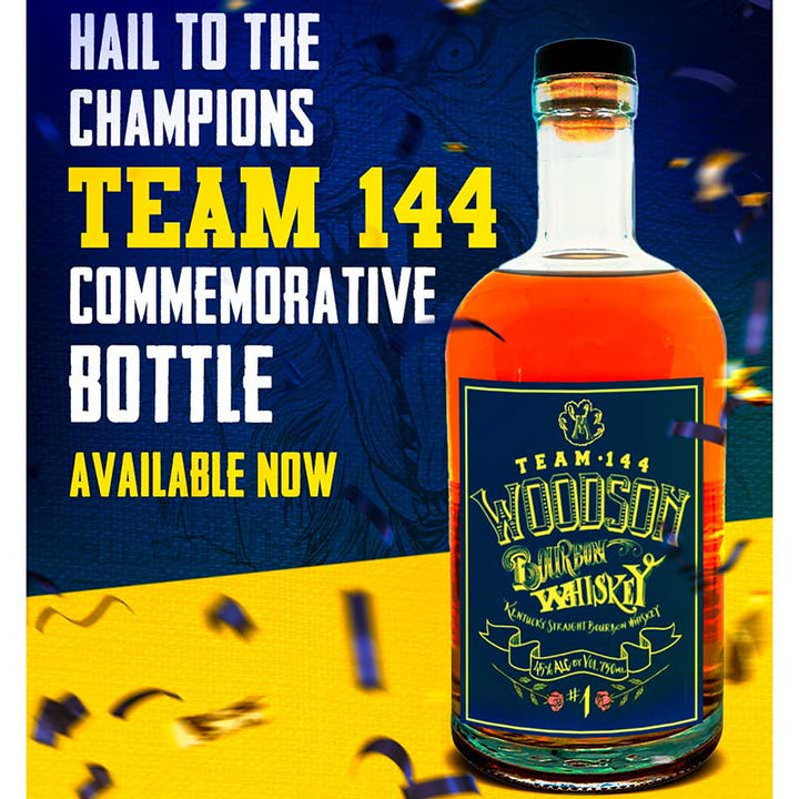 Woodson Bourbon Team 144 Commemorative Limited Edition Bottle