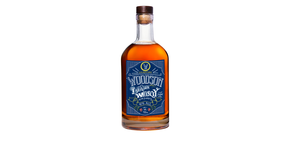 Woodson Bourbon Whiskey Blue & Maize Signature Series