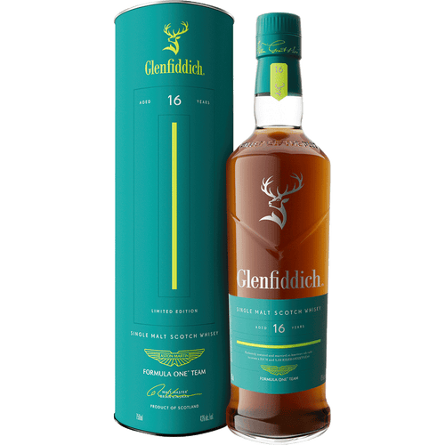 Glenfiddich Aston Martin F1 16 Year Old Single Malt Scotch Whisky