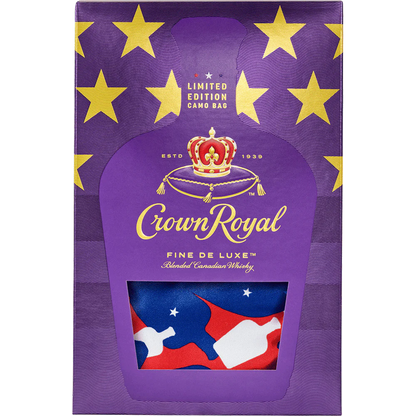 Crown Royal Whisky Limited Edition Camo Bag 750ml