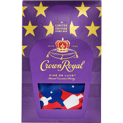 Crown Royal Whisky Limited Edition Camo Bag 750ml