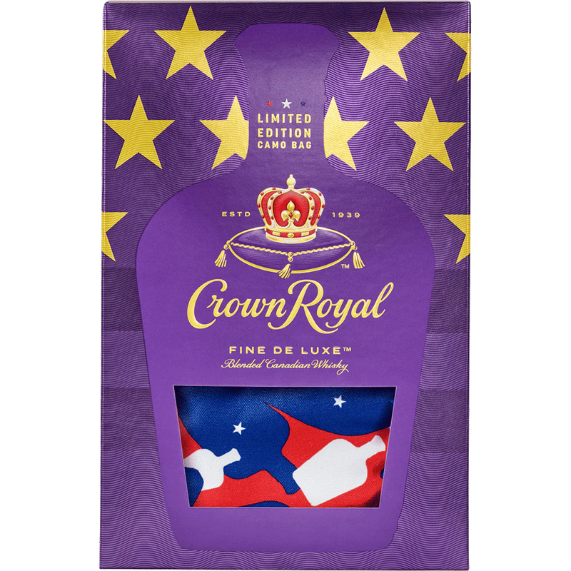 Crown Royal Whisky Limited Edition Camo Bag 750ml