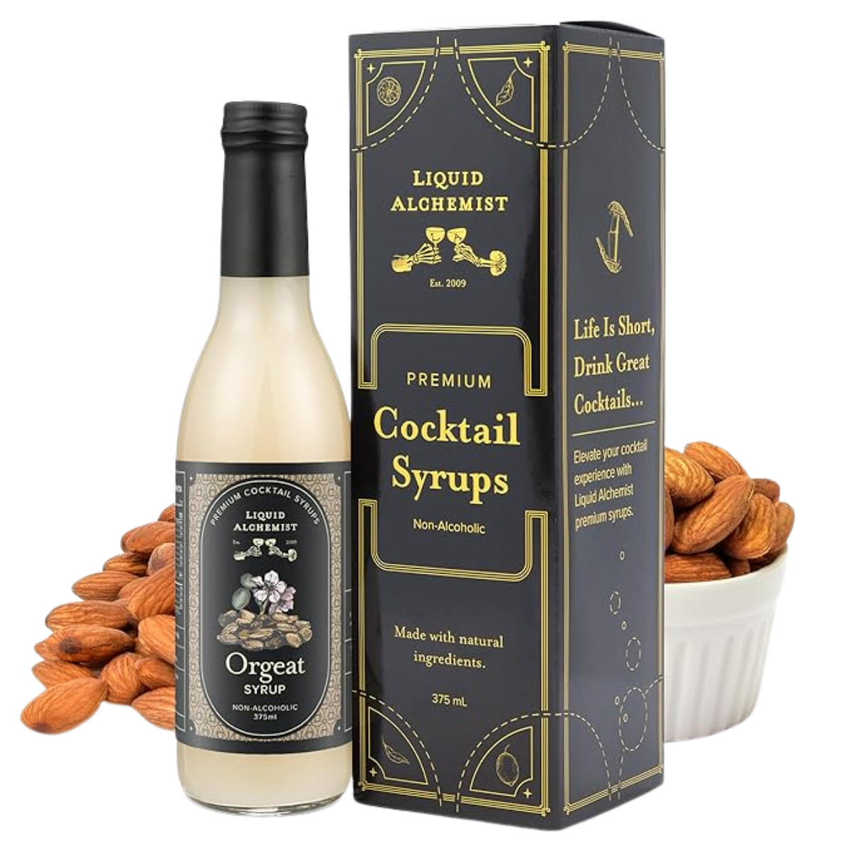 Liquid Alchemist Almond Orgeat Cocktail Syrup 375ml