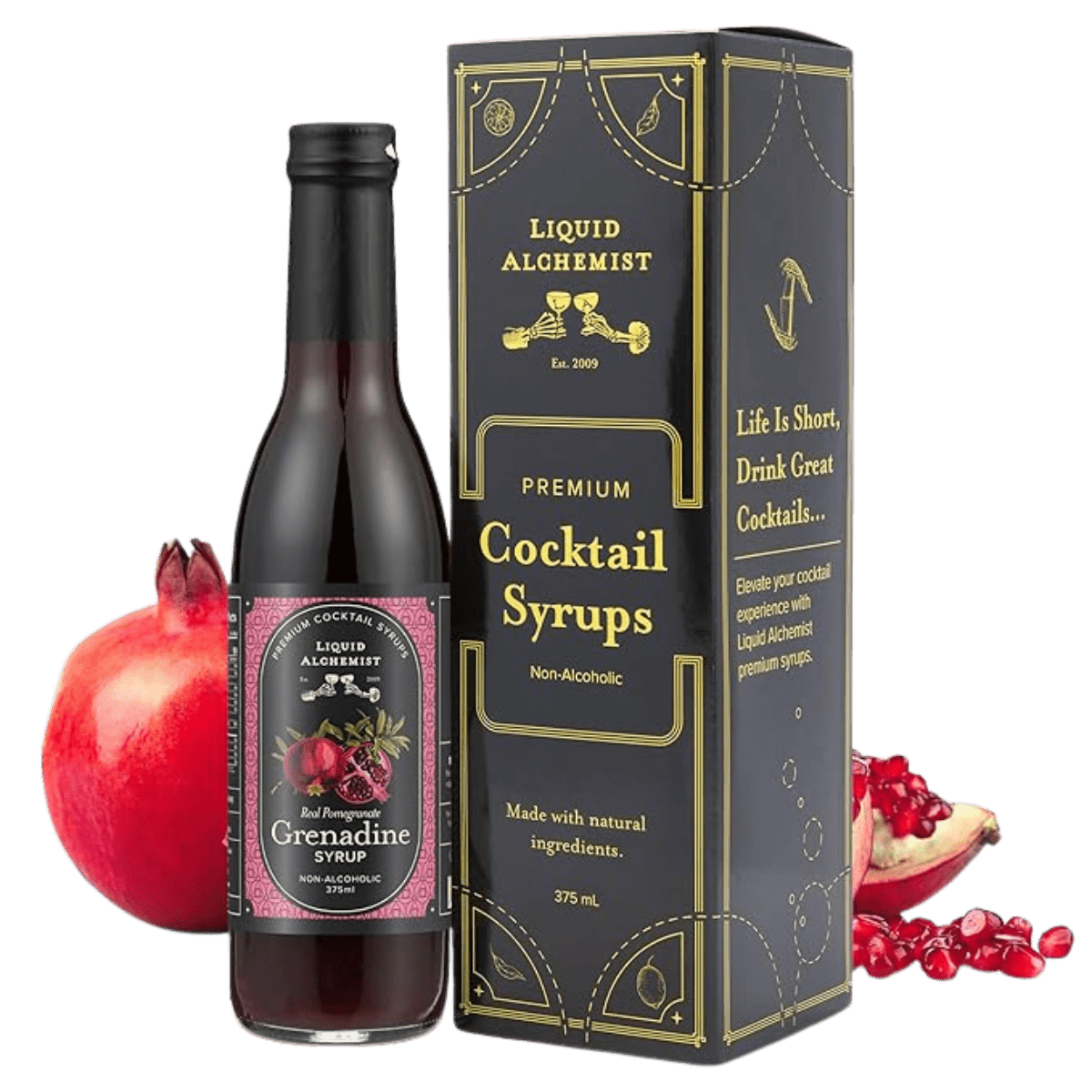 Liquid Alchemist Grenadine Pomegranate Cocktail Syrup 375ml