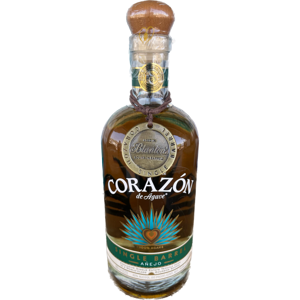 Corazon “Epic” Single Barrel Anejo Aged in Blanton’s Bourbon Barrels