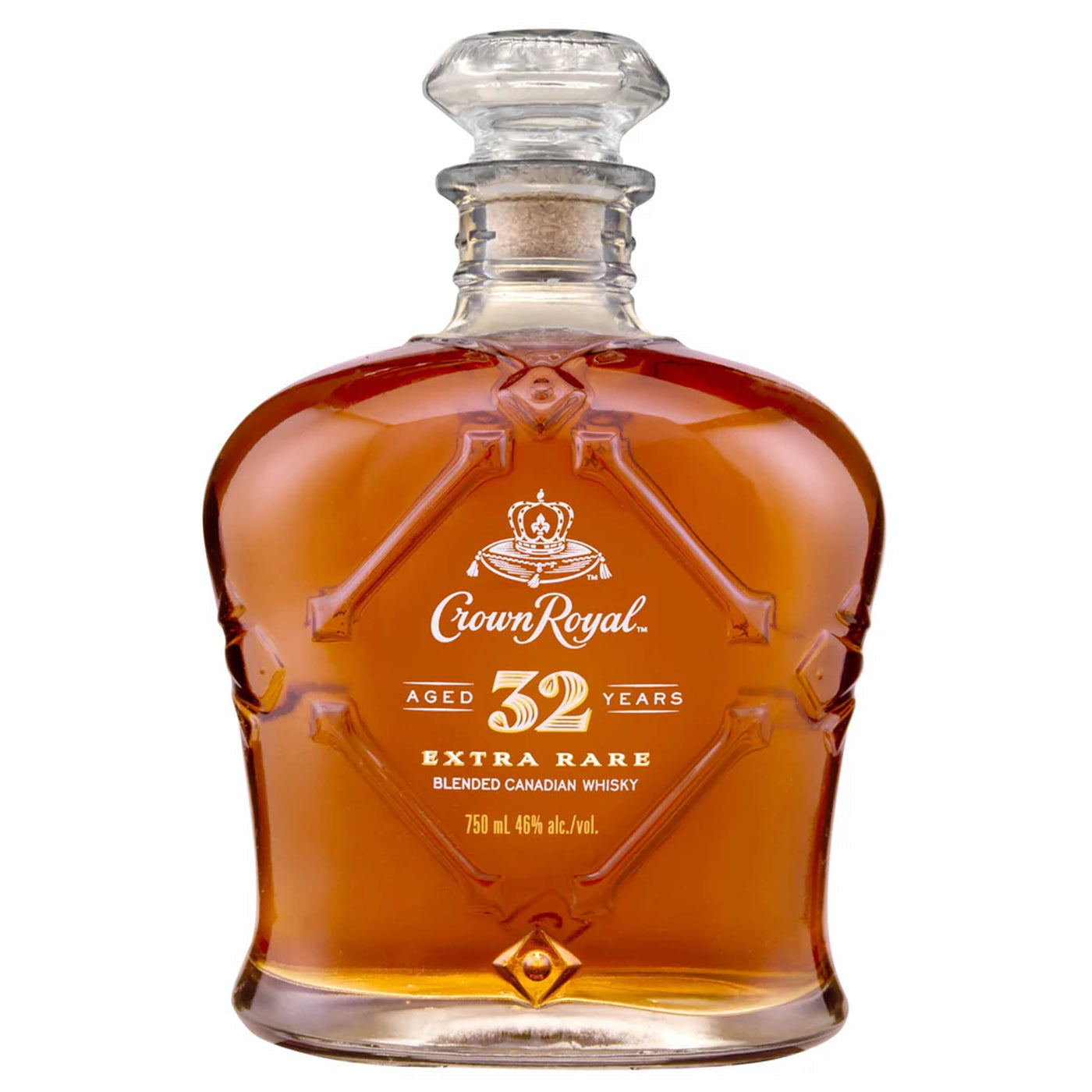 CROWN ROYAL 32 YEAR OLD EXTRA RARE WHISKY 750 ML