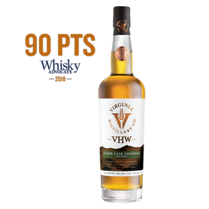 Virginia Distillery Company Cider Cask Finished American Single Malt Whiskey