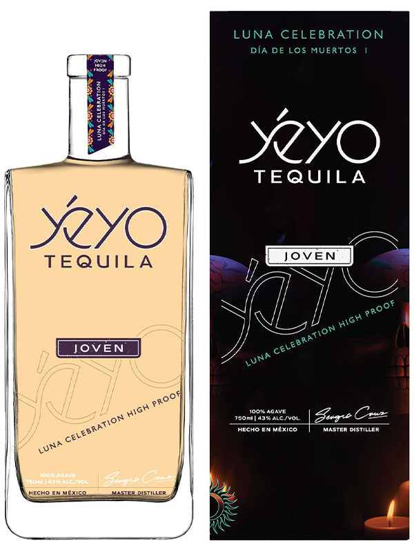 Yeyo Dia de los Muertos Joven Tequila Luna Celebration High Proof