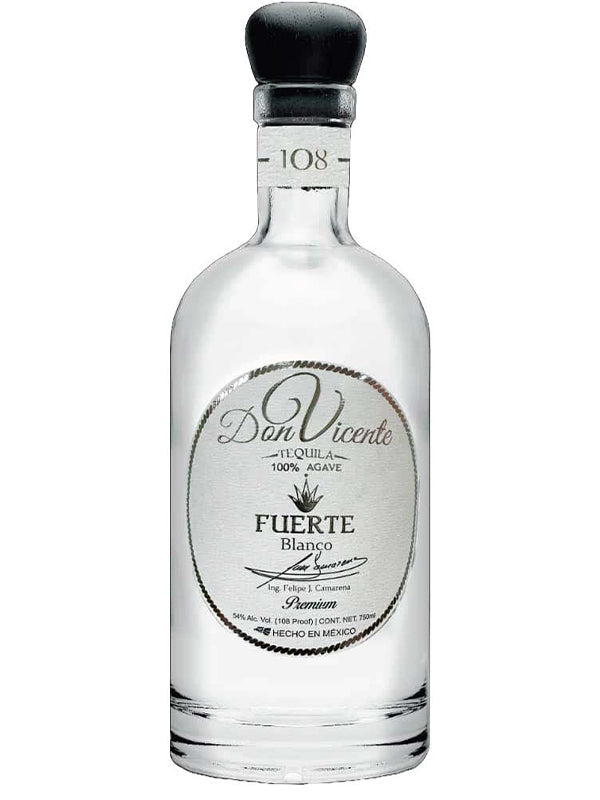 Don Vicente Fuerte High Proof Blanco Tequila