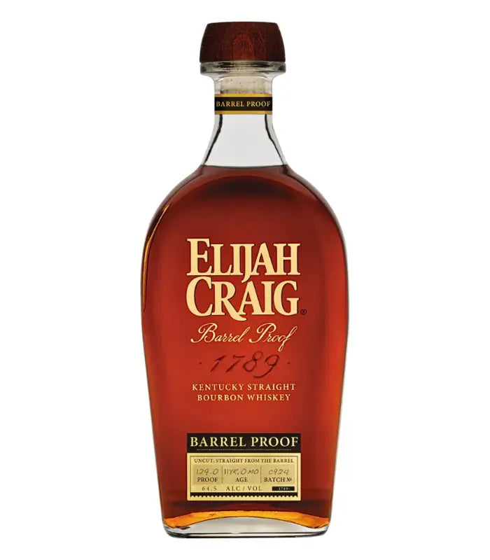 Elijah Craig Barrel Proof Bourbon Whiskey Batch #C924