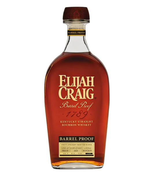 Elijah Craig Barrel Proof Bourbon Whiskey Batch #C924