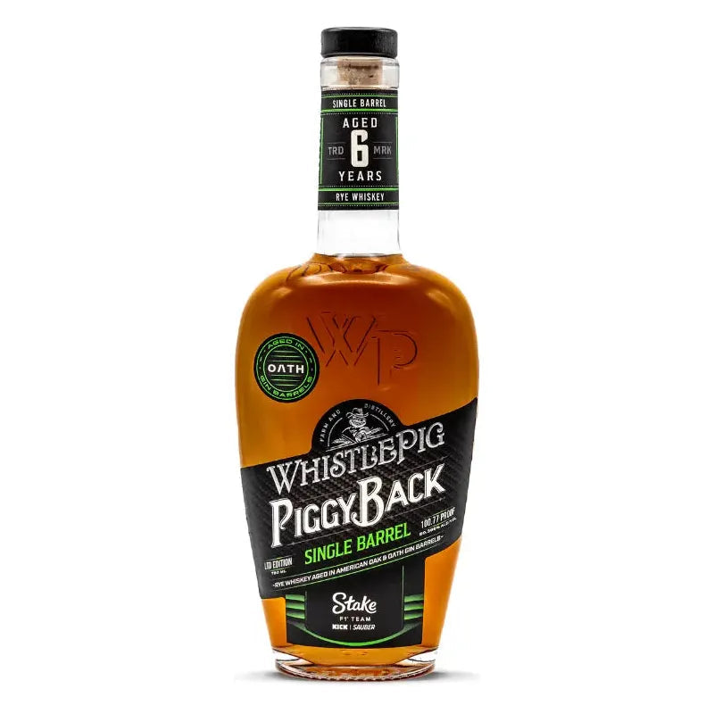 WhistlePig PiggyBack Rye Stake F1® Team KICK Sauber Single Barrel 750mL