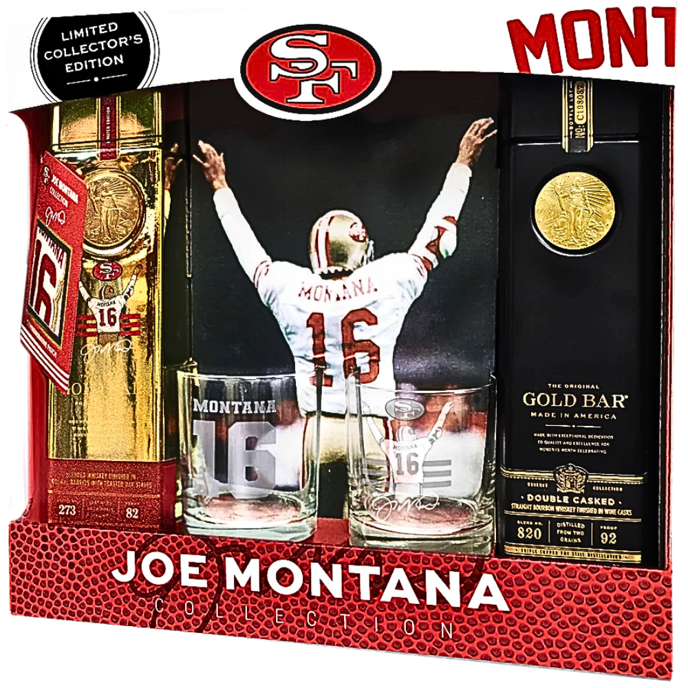 GOLD BAR WHISKEY JOE MONTANA SEASON KICKOFF COLLECTION