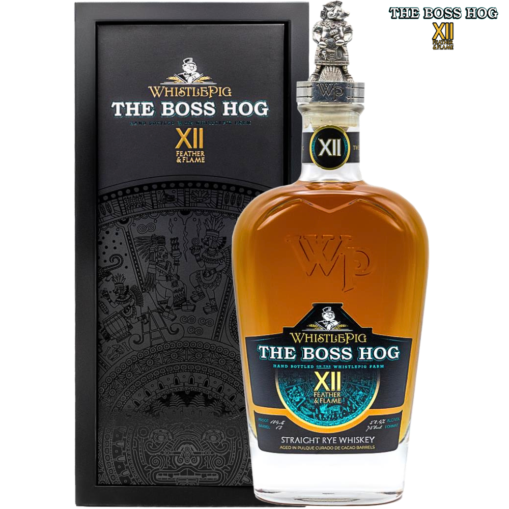 WHISTLEPIG BOSS HOG XII FEATHER & FLAME RYE WHISKEY