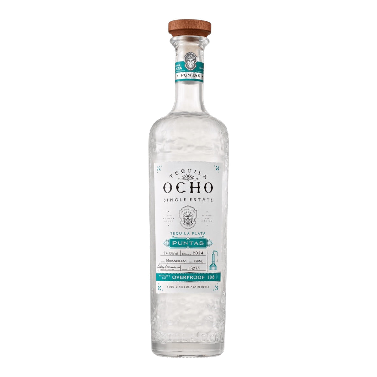 Tequila Ocho Plata Puntas Mirandillas 108 (2024)