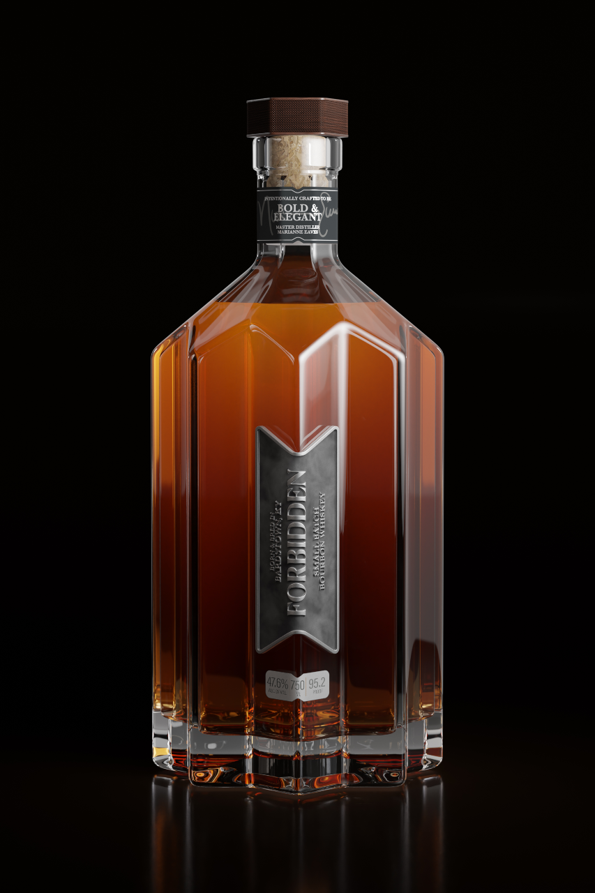 Forbidden Bourbon by Marianne Eaves Small Batch Wheated Bourbon Batch #3.