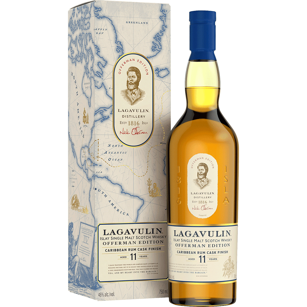 Lagavulin 11 Year Offerman Edition Caribbean Rum Cask Scotch